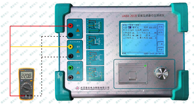 變壓器互感器測試儀電壓自檢接線